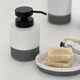 Дозатор для рідкого мила MBM MY HOME Stockholm BA-44 WHITE/GRAY білий/сірий - изображение 15