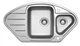 Кухонная мойка UKINOX LTP 945.510 15 GT 8K полированная + подарок доска разделочная - изображение 1