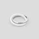 Серебряное кольцо Minimal с91-0004б-17.5 17.5 - изображение 3