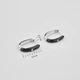 Серебряные серьги Minimal 521065б - изображение 4