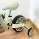 Детский велосипед беговел 2в1 BestTrike с дополнительными колесами подсветкой и песнями УКРАИНСКАЯ ОЗВУЧКА Зеленый - изображение 7