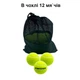 Набор мячей для большого тенниса SWDN Tennis Ball NE-TT-12 в чехле 12 штук - изображение 2