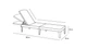 Шезлонг платиковий Keter Jaipur With Cushion з матрацом 255891 коричневий - изображение 6