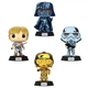 Набор фигурок 4 шт. Funko Pop! Star Wars - Darth Vader / Stormtrooper / C-3PO / Luke Skywalker (63198) - изображение 6