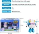 Трансформер Super Wings Transforming Airplane Lime Food Cart Лайм з візком з їдою Супер Крила (EU760845) - зображення 4