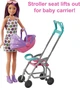 Кукла Барби Скиппер Няня с коляской и пупсом Barbie Skipper GXT34 - зображення 2