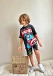 Детский летний комплект (футболка + шорты) для мальчика Wiki boom kids Marvel 98-104 см черный - изображение 2