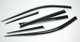 Дефлектори вікон Hyundai Santa Fe 2013- з хром вставкою 6шт Clover AC C005 - зображення 3