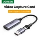 Карта відеозахоплення UGREEN CM489 HDMI 4K to USB-C/A 1080P Video Grabber Box для ПК, комп'ютерної камери, запису потокового відео Grey (40189) - зображення 8