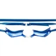 Очки для плавания взрослые стартовые Yingfa 185AF Blue - изображение 3