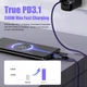 Магнітний кабель AUFU Type-C PD 240w 1м Fast Charge Black - зображення 4
