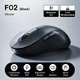 Мышка беспроводная Baseus F02 Ergonomic Wireless Mouse 2.4G/Bluetooth 5.2, 4000 dpi портативная эргономичная компьютерная мышь - изображение 6