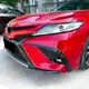 Пластикова губа на бампер Toyota Camry 70 2018-2020 молдинг бампера спідниця чорний. - зображення 10