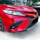 Пластикова губа на бампер Toyota Camry 70 2018-2020 молдинг бампера спідниця чорний. - зображення 11