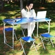 Стол раскладной для пикника и рыбалки Folding Table с 4 стульями Синий - изображение 5