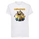Футболка дитяча біла з принтом Міньйони Minions DM-1086 152 см - зображення 1