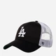 Кепка летняя 47Brand LA Dodgers Branson Mesh B-BRANS12CTP-BKC One Size Черная с белым (194165177186) - изображение 1