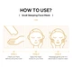 Ночная маска для лица с муцином улитки Laikou Snail Sleeping Face Mask, 3г - изображение 4