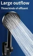 Лейка для душа Shower set насадка с держателем / набор держатель и шланг Черная - изображение 3