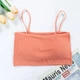 Жіночий прямий топ бандо з бретелями оранжевий One Size 1216_14-97 - зображення 1