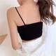 Жіночий прямой топ бандо з бретелями чорний One Size 1216_14-97 - зображення 3