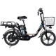 Електровелосипед Space eELDORADO 18" 2025 10Аh Black-blue (ELB-SP-18-002) [130015] - зображення 1
