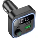 FM-трансмиттер Hoco E85 Tiger PD20W+QC3.0 Black [129643] - изображение 2