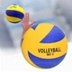 Мяч волейбольный Profi Volleyball склееный PVC (поливинилхлорид) микрофибра жёлтый с синим - изображение 5