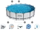 Круглий каркасний басейн з фільтр-насосом Bestway 56438 Steel Pro 457х122 см Об'єм 16015 літ - зображення 5