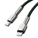 Кабель Baseus Cafule Series Metal Data Cable Type-C to iP PD 20W 1m Green (CATLJK-A06) - зображення 5