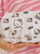 Пенал школьный с принтом Hello Kitty, 2 отделения + сетчатый карман, 20 см, белый (10410) - изображение 6