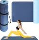 Коврик (мат) спортивный 4FIZJO TPE 180 x 60 x 0.6 см для йоги и фитнеса Blue/Sky Blue (P-5907739310132) - изображение 1
