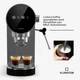 Кофеварка рожковая Klarstein Furore espresso 20 бар (10045525) - изображение 8