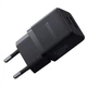 Мережевий зарядний пристрій Baseus Palm Fast Charger 20 W 1*USB QC 3.0 1*Type-C PD3.0 Black (P10111608113-00) - зображення 2