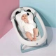 Дитячий антиковзаючий матрацик - подушка у формі панди Cute Panda матрац / гірка з кріпленнями на ванночку для купання новонароджених + лійка для миття у подарунок, білий (103136514) - зображення 4