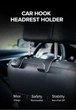 Автомобильный крючок-держатель UGREEN LP104 Car Seat Hanger, 2 шт Black (30337) - изображение 2