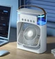 Настільний вентилятор з зволожувачем повітря Air Cooler Fan з USB та LED підсвічуванням (2104618501) - зображення 2