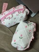 Косметичка муслиновая Розовые тюльпаны с рюшами Maybel M 2008/1 (3674_2) - изображение 2