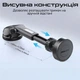 Автодержатель для телефона магнитный с беспроводной зарядкой MagSafe Promate MagDrive-R Black (magdrive-r) - изображение 6