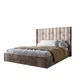 Двуспальная кровать LION Нино 160x200 см SILK 105 Шоколадный (LION-045040) - изображение 2