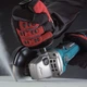Аккумуляторная угловая шлифмашина Makita DGA452RFJ в кейсе Makpac 2 с 2 акб 18V 3.0Ah и з/у DC18RC (DGA452RFJ) - изображение 5