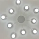 Люстра потолочная LUMINARIA RAY SLIM 10xGX53 WHITE 220V IP20 (6951635239522) - изображение 3