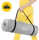 Коврик (мат) спортивный 4FIZJO NBR 180 x 60 x 1 см для йоги и фитнеса Grey (P-5907739317087) - изображение 5
