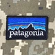 Шеврон Patagonia патч нашивка на кепку одяг з липучкою вишивка 4х7,5 см - зображення 2