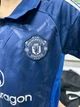 Футбольная форма детская Манчестер Юнайтед (Manchester United) 2024-2025 выездная темно-синяя 145-155 см F0131 - изображение 5