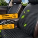 Накидка на заднє сидіння Алькантара Napoli Premium Сірі 1 шт - зображення 4