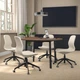 Стол для переговоров MITTZON круглый IKEA 195.305.04 - изображение 4