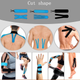 Кінезіо Тейп 7.5см х 5м спортивна тейп стрічка Kinesiology Tape, білий - зображення 5