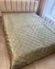 Покрывало велюровое стеганое Malloory Home Капучино 210х230 - изображение 2