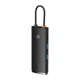 USB-хаб Baseus Lite Series 6-Port Type-C HUB Docking Station (Type-C to HDMI+USB3.0*2+PD+SD/TF) Black (WKQX050101) - изображение 7